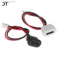 ⊕✸❦ 1PC 2 Pin USB-C Type Waterproof USB Connector Direct compression female base Female Socket Charging Interface With Welding Wire