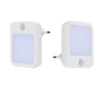 LED Night Light with Motion Sensor EU US Plug Wireless Wall Lamp Stepless Dimming for Bedside Table Bedroom Stairs Wall Lights Night Lights