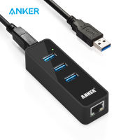 Anker 3-Port USB 3.0 HUB with Gigabit Ethernet Converter,A RJ45 Gigabit Ethernet Port,for Windows XP,Vista,Win7/8,Mac OS etc