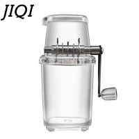 JIQI Ice Crusher Manual Shaver Ice Chopper Slushies Smoothies crushing tool Fried ice machine Transparent DIY children snack