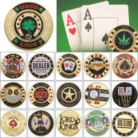 Caryfp Luck Coin Chips 24k Gold Table Game Poker Card Guard Protector