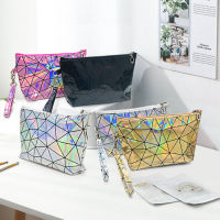 Girl New Internet Celebrity Rhombus Cosmetic Bag Large Capacity Simple Storage Bag Small Size Portable Cosmetic Bag