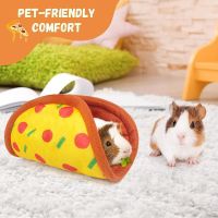 CHENG นุ่มนุ่มๆ Hamster tunnel hideout ล้างทำความสะอาดได้ ในร่ม เตียงบ้านหนูแฮมสเตอร์ ของเล่นหนูแฮมสเตอร์ โคซี่ หนูตะเภา