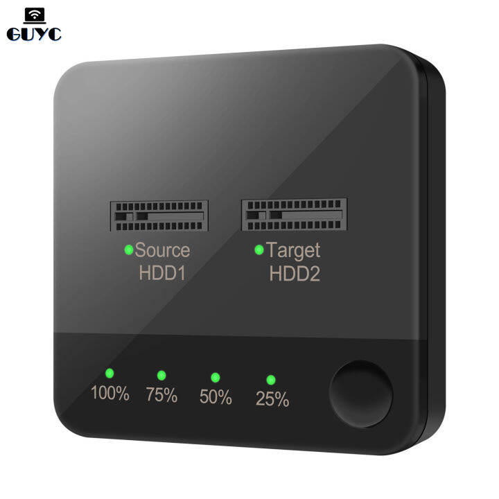 M.2 SATA Hard Drive 2 Bay Docking Station Fast Transmission Cloner with