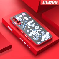 เคส JIUMOO สำหรับ Huawei Nova 5T Honor 20 Pro ลายการ์ตูนสุนัขลอเรลน่ารักขอบสี่เหลี่ยมด้านข้างบางดีไซน์ใหม่กันกระแทกมีน้ำค้างแข็งโปร่งใสแข็งเคสมือถือปลอกซิลิโคนกล้องคลุมทั้งหมดเคสนิ่มสำหรับปกป้อง