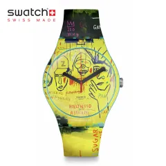 Swatch New Gent LE FILS DE L'HOMME BY RENE MAGRITTE SUOZ350 Black