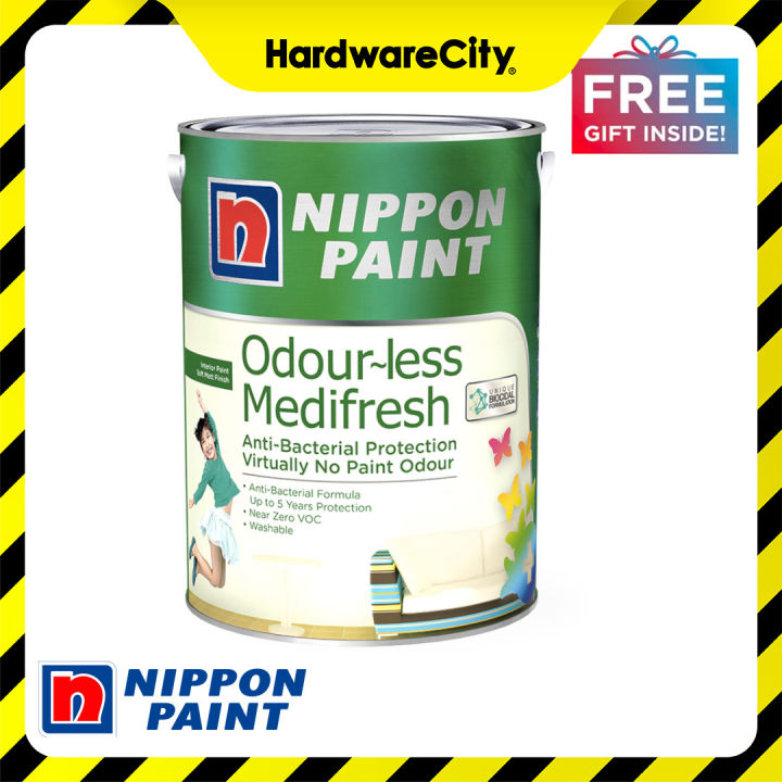 Nippon Paint Odour-Less Medifresh Mf 1L/5L | Lazada Singapore