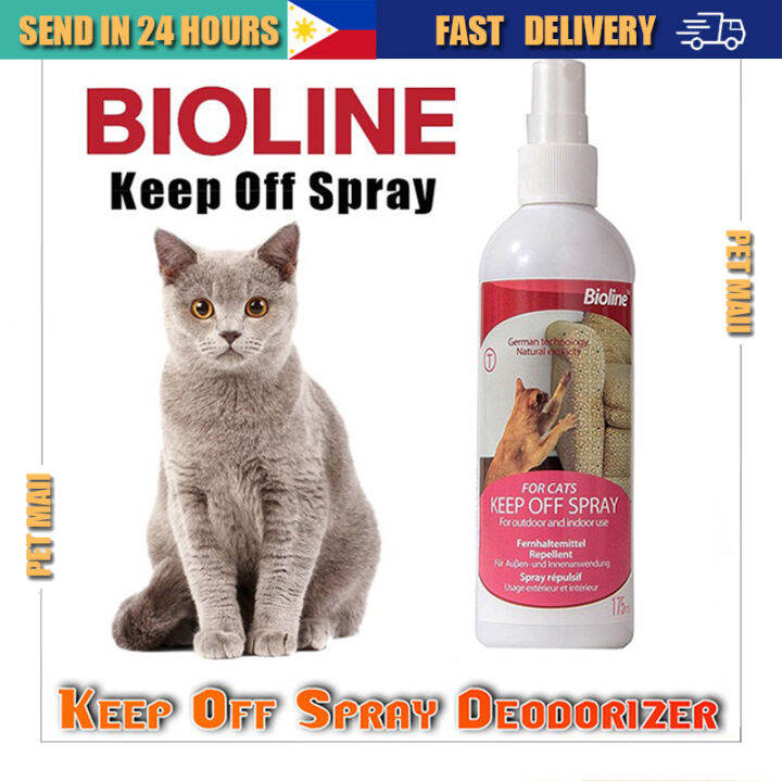 【Bioline】 Cat Keep Off Spray for Cats 175ml Lazada PH