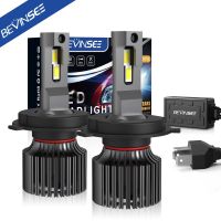 Bevinsee H7 H4 H1 H11 LED Headlights HB3 9005 HB4 9006 H8 H9 Car LED Bulbs 6000K White 12V 80W High Power Auto Headlamp 1 Pair