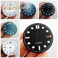 1PCS 31mm sterile blue black silver watch dial Fit NH35 NH36 automatic movement