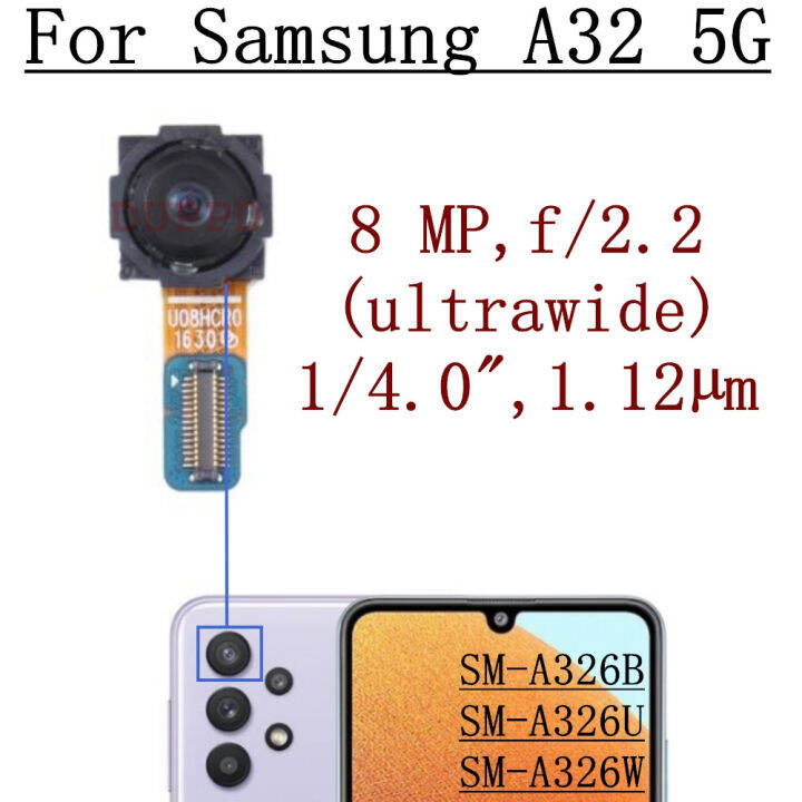 kembali-kamera-utama-unama-a32-samsung-galaxy-5g-a326w-a326b-sm-a326u-depan-lebar-asal-menghadap-kamera-belakang-สายเคเบิลงอได้