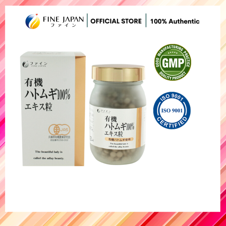 100 Original Fine Japan Organic Pearl Coix Extract Tablets skin
