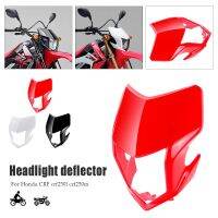 รถจักรยานยนต์ด้านหน้าไฟหน้าโคมไฟ Visor F Airing กระจกป้องกันสำหรับฮอนด้า CRF CRF250L CRF250M 2012-2017