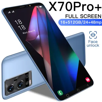 ใหม่ โทรศัพท์มือถือ VIVQ X70 Pro+ 5G Phantoms โทรศัพท์ 6.7 HD+ รองรับ2ซิม Smartphone 4G/5G แรม12GB รอม512GB โทรศัพท์ถูกๆ Android 11.0 Mobile phone โทรศัพท์ ถูกๆ ดี มือถือราคาถูกๆ โทรศัพท์สำห รับเล่นเกม โทรสับราคาถูก