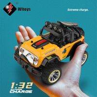 Wltoys โมเดลรถ RC ขนาดเล็ก322221 2.4กรัมรถออฟโรด1:32รถจำลองพร้อมรีโมทควบคุมไฟรถของเล่นเด็กมาดีลีน