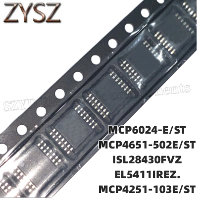 1PCS  TSSOP14-MCP6024-E/ST MCP4651-502E/ST ISL28430FVZ EL5411IREZ. MCP4251-103E/ST Electronic components