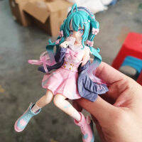 ใหม่14เซนติเมตรไอดอลเสมือนนักร้องอะนิเมะ H Atsune Miku รูปแอ็คชั่นที่สวยงามน่ารักกดบะหมี่กึ่งสำเร็จรูปตกแต่งรุ่นเพื่อ