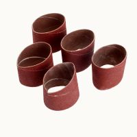 5Pcs Grit 80 Drum Sanding Bands 38mm Sand Circle for Nail Power Drills Bit File Machine Craft Metal Wood Polishing Abrasive Tool