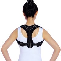 Adjustable Neoprene Double Pull Clavicle Posture Corrector Bandage Upper Back Brace Shoulder Support Belt Adult Children