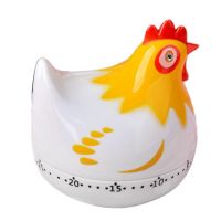 Kitchen Timer Wind Up Cartoon Chicken Pattern Manual Timer Countdown Timer Clock Loud Alarm Counters Mini Size Manual Timer For