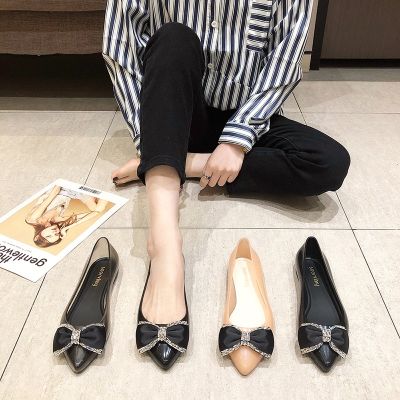 shoes female fashion pointed web celebrity style with flat sandals low shallow mouth soft bottom single sell lots of ✚▽