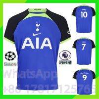 2022 2023 Newest เสื้อเชิ้ตแขนสั้น ลายทีมชาติฟุตบอล Tottenham Hotspur Away 2022 2023 ไซซ์ S - 2XL สําหรับผู้ชาย 22 23