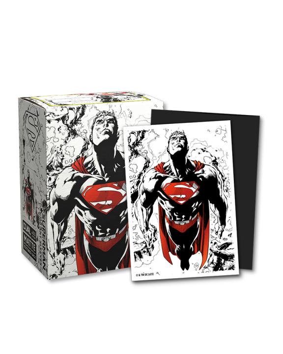 dragon-shield-superman-dual-matte-art-sleeves-ซองใส่การ์ด-100-ซอง-ลิขสิทธิ์แท้-100-standard-size