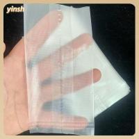 YINSH 100PCS PVA ิ กระเป๋าใส่เหยื่อตกปลาคาร์พ โปร่งใสโปร่งใส ฟิล์มนูน ถุงเหยื่อตกปลา ของใหม่ ละลายได้อย่างรวดเร็ว ถุงละลายน้ำ ปลาคาร์พตกปลา