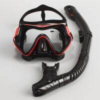 JSJM New Professional Diving Mask Snorkel Silicone Diving Goggles Snorkeling Diving Scuba Diving Adult Unisex Diving Equipment