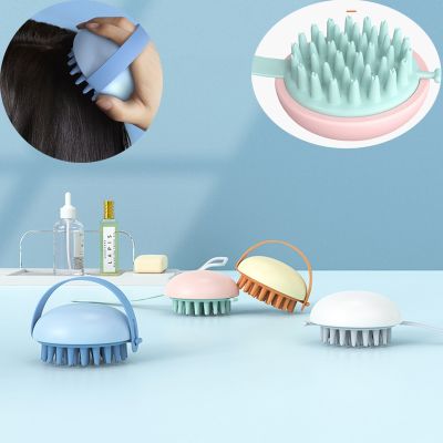 ☜♀❒ 1PCS Silicone Scalp Shampoo Massage Brush Handheld Bath Shower Hair Cleaning Brush Comb Washing Shower Hair Massager Clean Brush