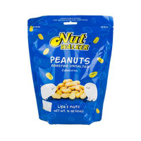 Roasted Unsalted Peanuts Nut Walker 454 G.