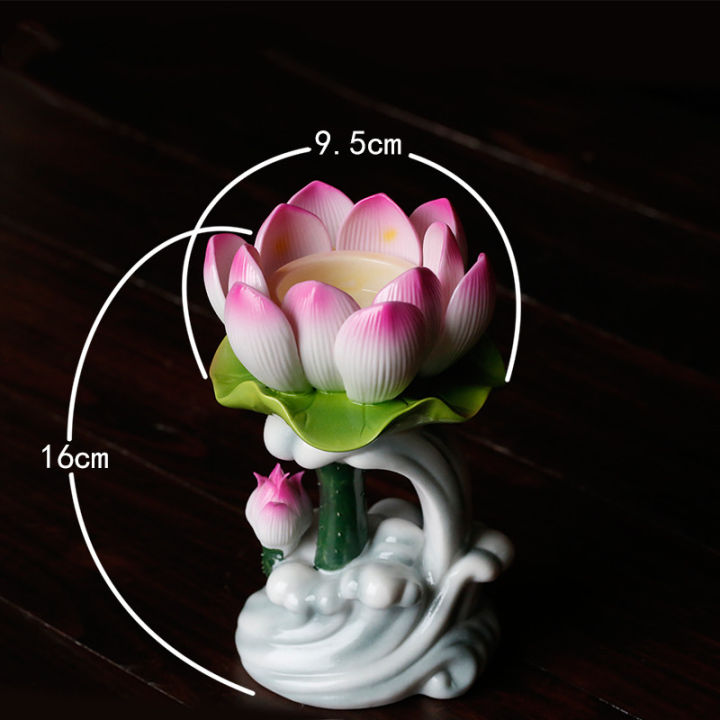 chinese-lotus-candlestick-home-decoration-buddhist-ceramics-decor-accessories-buddha-hall-butter-lamp-base-buddha-tools-supplies