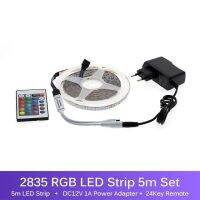 【✱2023 HOT✱】 na07037036036666 5M 10M 15M แสงแถบไฟ Led ริบบิ้นยืดหยุ่น Rgb Fita ริ้วสายไฟ Smd 5050 2835 Dc12v อะแดปเตอร์ควบคุมเรียวนีออน Led