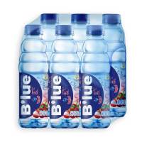 [พร้อมส่ง!!!] บลู น้ำดื่มผสมวิตามิน รสลิ้นจี่ ขนาด 500 มล. แพ็ค 6 ขวดBlue Vitamin Water Lychee Flavor 500 ml x 6 Bottles