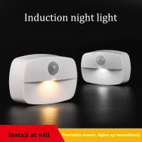 Motion Sensor Night Light AAA Battery Powered Motion Detector LED Night Lamp for Bedroom Closet Kitchen Toilet Stair