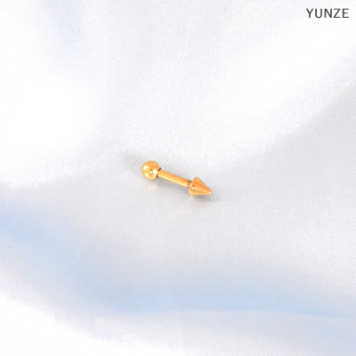 YUNZE ที่กระดูกเล็บหูฮิปฮอปแบบเกลียวสำหรับงานเลี้ยงแบบใหม่ของขวัญเครื่องประดับอย่างดีใหม่1ชิ้นของผู้หญิงหญิงสาวต่างหูตุ้มหูแบบไม่ก่อให้เกิดการแพ้