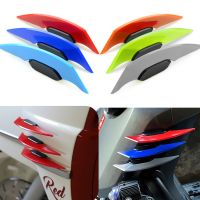 ✵✖ 2Pcs Universal Motorcycle Winglet Aerodynamic Spoiler Wing with Adhesive Motorcycle Decoration Sticker for Motorbike Scooter