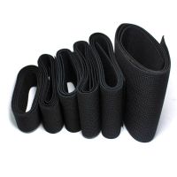 ▥◄☬ 2-10cm High quality black Twill waist elastic band sewing clothing accessories Elastic decorative belt/ rubber band