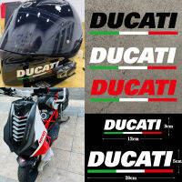 Ducati รถจักรยานยนต์แถบด้านข้างจักรยานหมวกกันน็อคสติ๊กเกอร์รถจัดแต่งทรงผมไวนิลรูปลอก【ในสต็อก】