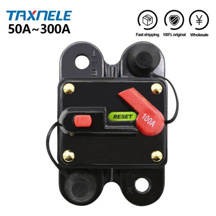 Car Audio Amplifier Inline Circuit Breaker 50A 60A 80A 100A 125A 150A