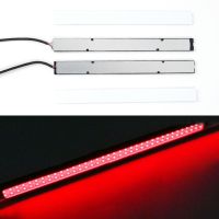 【CW】 2x 17cm COB LED Light Strip RED Waterproof Car DRL Fog Light Driving Lamp DC 12V daytime running lights super bright waterproof