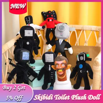Skibidi Toilet Plush Game Airplane Toiletman Figure Stuffed Plushies Doll  Toys