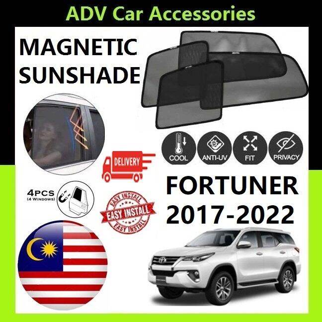 Toyota Fortuner 2017-2023 Adv Magnetic Sunshade [4pcs] 