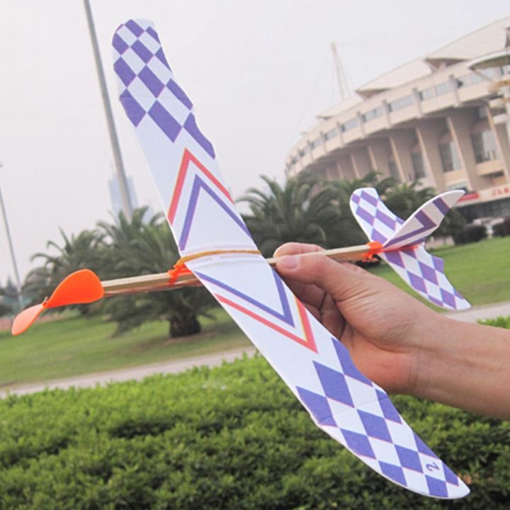 ชุดโมเดลเครื่องบินโฟม-diy-ของเล่นยางรัดเพื่อการศึกษา