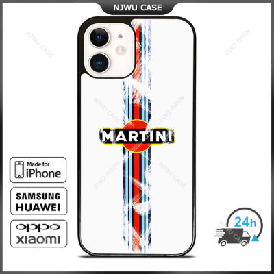 Martini Racing Phone Case for iPhone 14 Pro Max / iPhone 13 Pro Max / iPhone 12 Pro Max / XS Max / Samsung Galaxy Note 10 Plus / S22 Ultra / S21 Plus Anti-fall Protective Case Cover