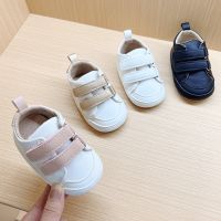 【hot】！ Pu Leather Baby Shoes Newborn Boy Multicolor Toddler Rubber Sole Anti-slip