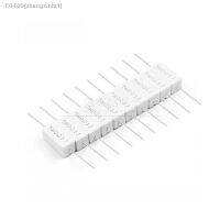 ✢ 10pcs 5W 5 Cement Resistor Power Resistance 0.1 10K 0.1R 0.5R 1R 10R 100R 0.22 0.33 0.5 1 2 5 8 10 15 20 25 30 100 1K 10K ohm