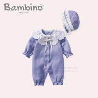 Bambino ชุดจั๊มสูทเด็กทารกผู้หญิง ชุดรอมเปอร์  ชุดบอดี้สูท   ชุดเด็กอ่อน ชุดเด็กแรกเกิด  Baby Bodysuits Jumpsuits