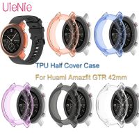 New TPU Soft Rubber Half-Inclusive Protective Case Cover Smart Watch Dustproof Anti-Drop Frame Shell For Huami Amazfit GTR 42mm