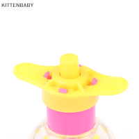 KITTENBABY ลูกข่าง Gyro สำหรับเด็กของเลนแบบหมุนสะท้อนแสงปั่นของเล่นด้านบนมีสีสัน